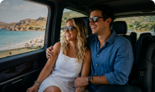 Island ride across Lesvos — private car